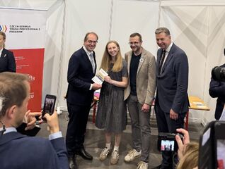 Presenting CGYPP at the 76th Sudeten German Day in Brno