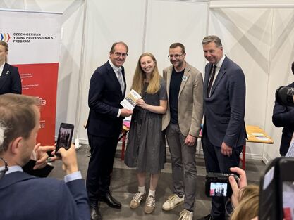 Presenting CGYPP at the 76th Sudeten German Day in Brno