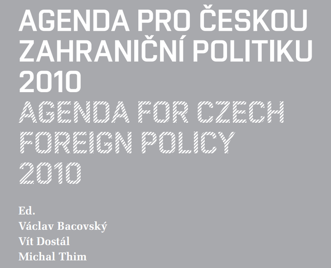 Agenda for Czech Foreign Policy 2010