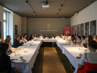 Working breakfast with Serbian journalists on green tranistion 