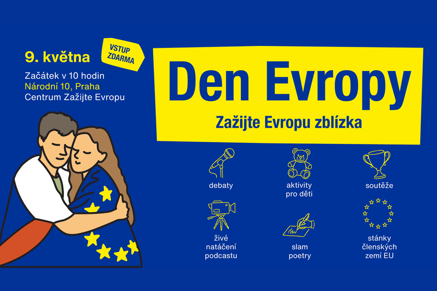 Přijďte nás pozdravit na Den Evropy