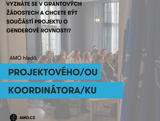 Výběrové řízení: Projektový koordinátor / projektová koordinátorka