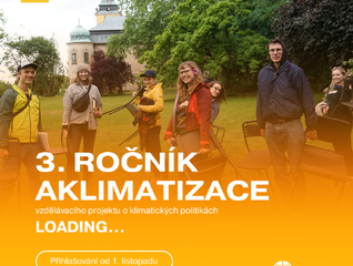 Výběrové řízení do Aklimatizace 2025 úspěšně uzavřeno