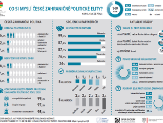 Co si myslí tvůrci české zahraniční politiky? - Infografika