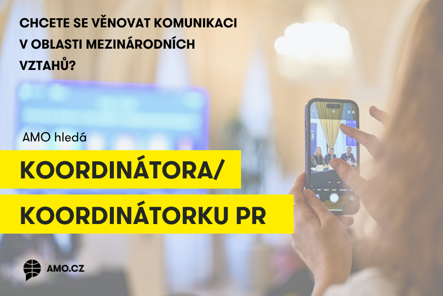 V AMO hledáme PR koordinátora*ku
