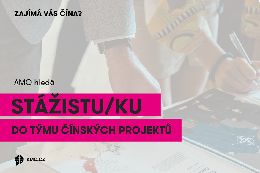 Tým čínských projektů hledá stážistu/ku