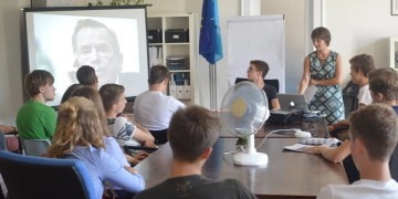 AMO organized workshops for German high school students about Czech-German relations