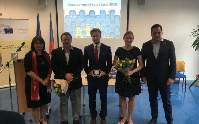 Pražský studentský summit byl oceněn Cenou evropského občana 2018!