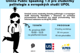 Public Speaking 1.0 pro studentky politologie a evropských studií UPOL