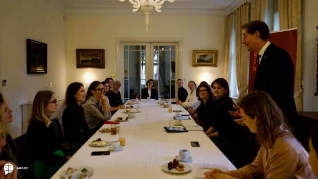 Meeting of the Network of Women in Czech Foreign Policy with Gabriella Sancisi, Ambassador of the Netherlands to Slovakia